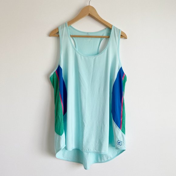 Fila Sport NWOT Women's Active Tank Top, Blue, Size XL - Picture 1 of 8
